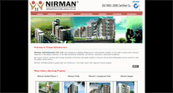 Desktop Screenshot of nirmaninfrastructure.com